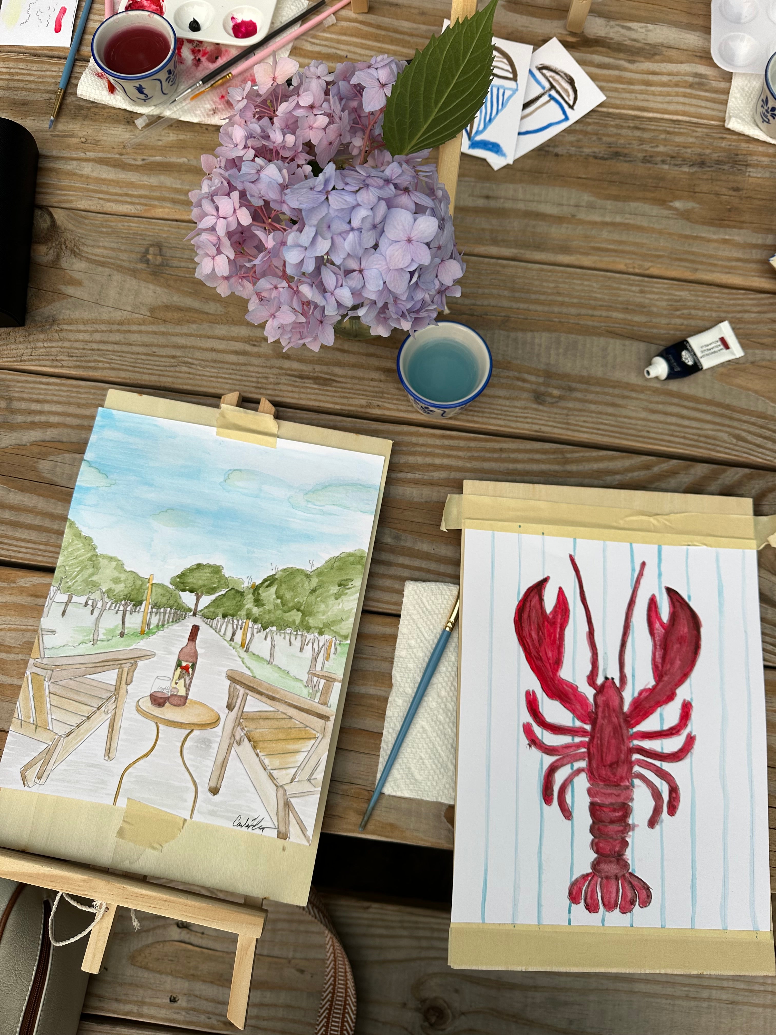 August 27, Loughlin Vineyard | Paint and Sip Ticket