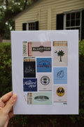 Bluffton Matchbook Print