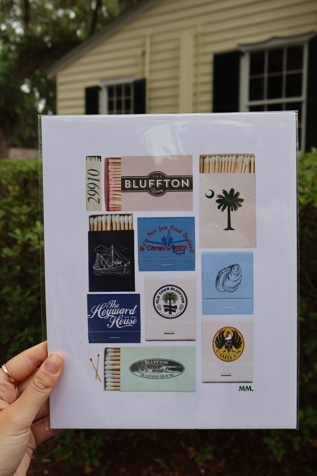 Bluffton Matchbook Print