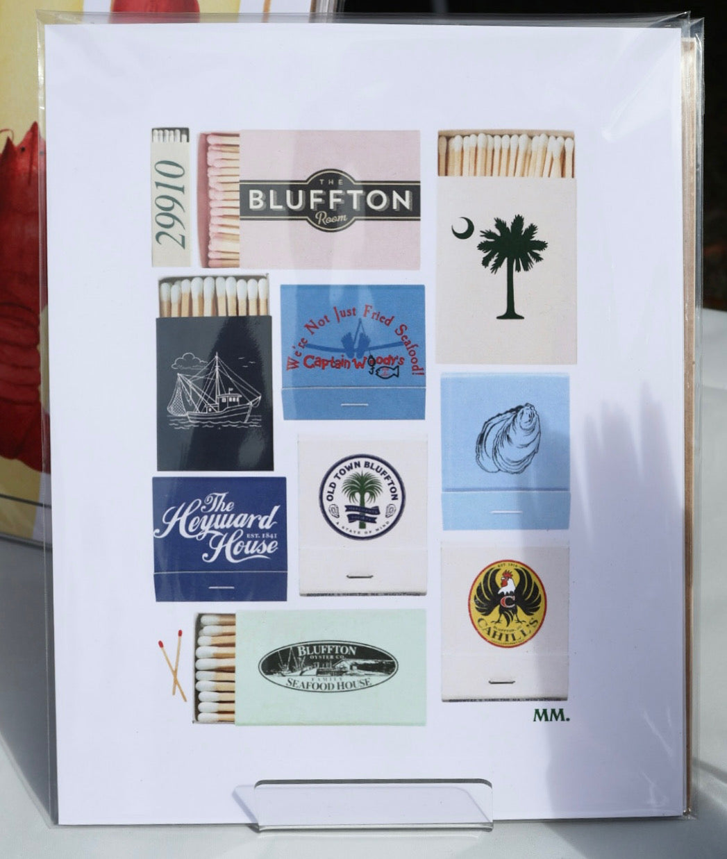 Bluffton Matchbook Print