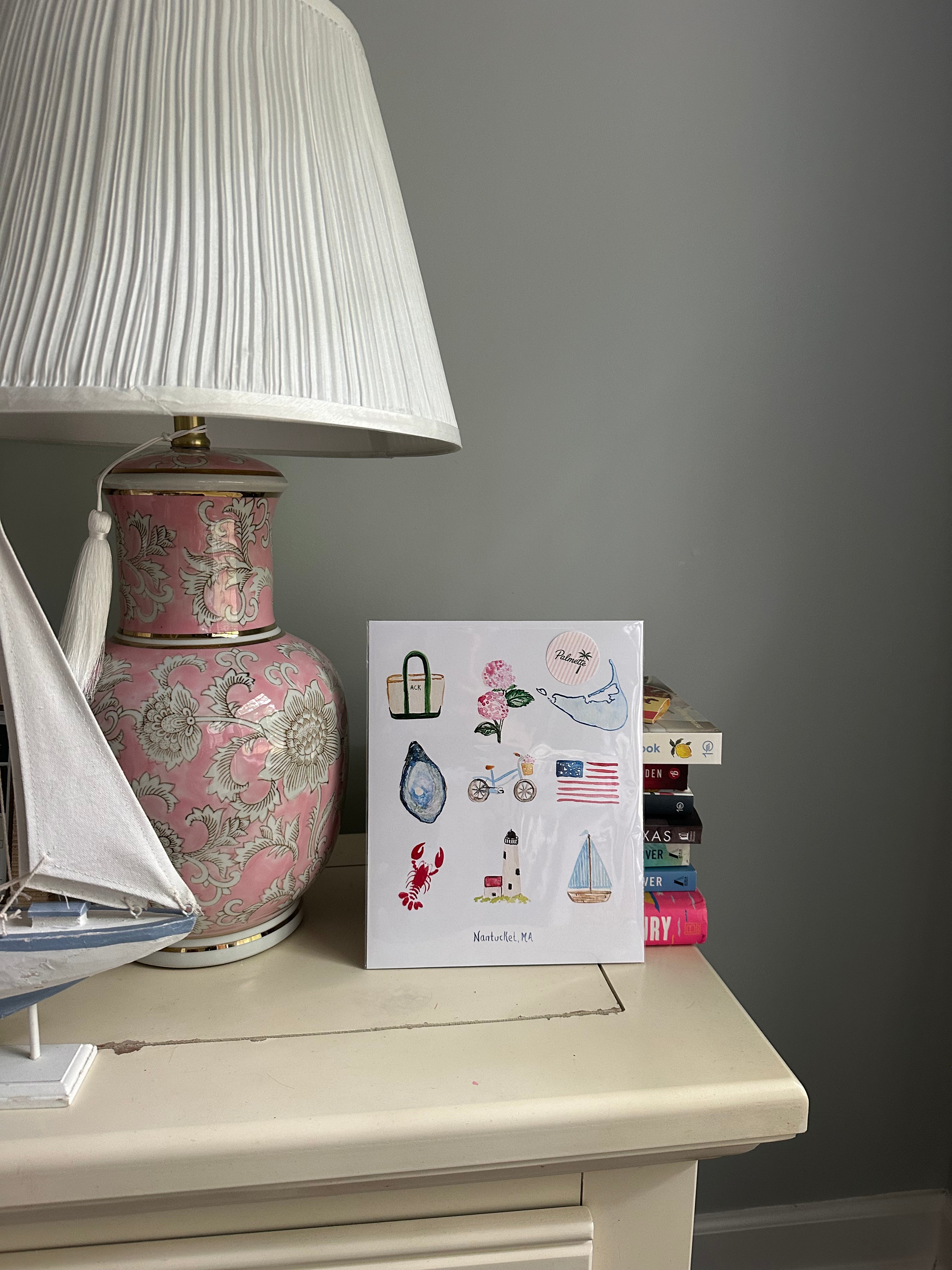 Nantucket Watercolor Print
